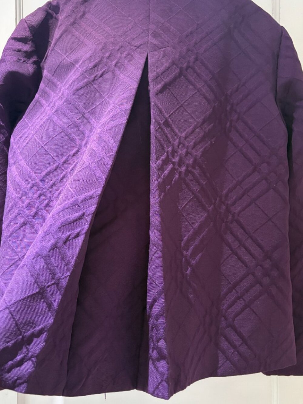 Chico's lightweight quilted Jacket Size Medium (Size 2) Purple - Picture 6 of 10